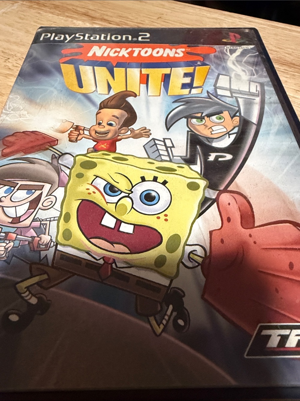 Nicktoons Unite! (PlayStation 2) - SpongeBob Yellow Video Game